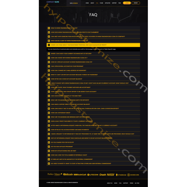 hyip templates