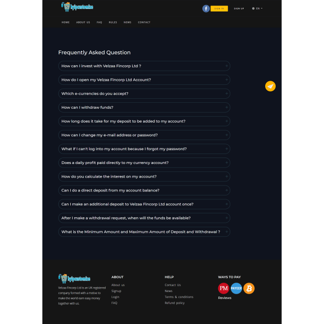 hyip template