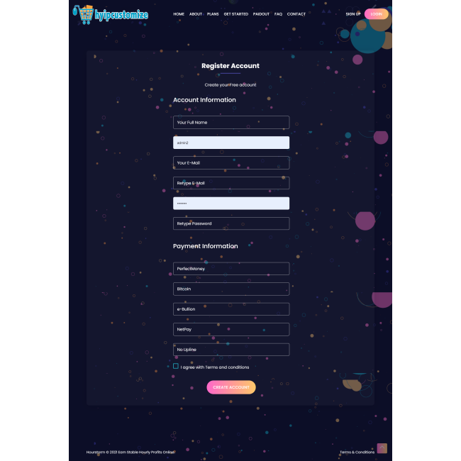 hyip template