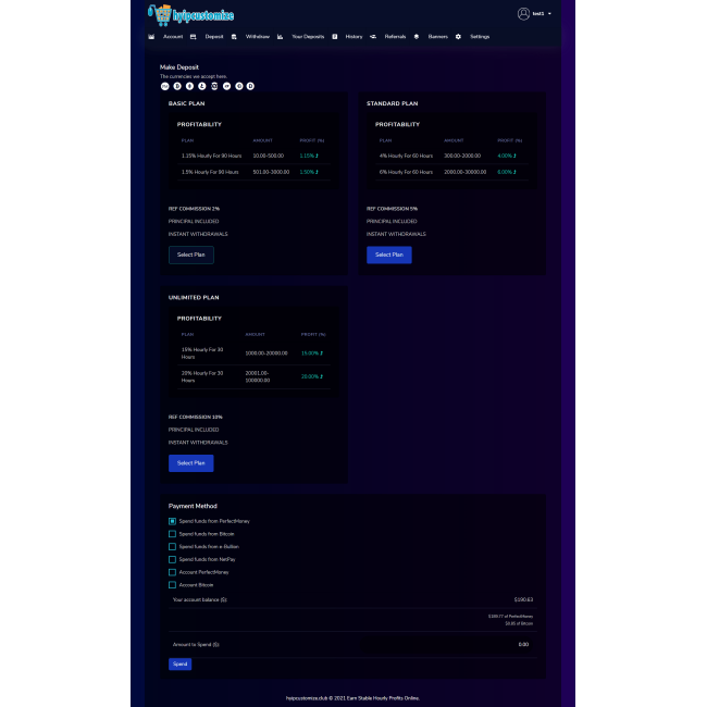 hyip template