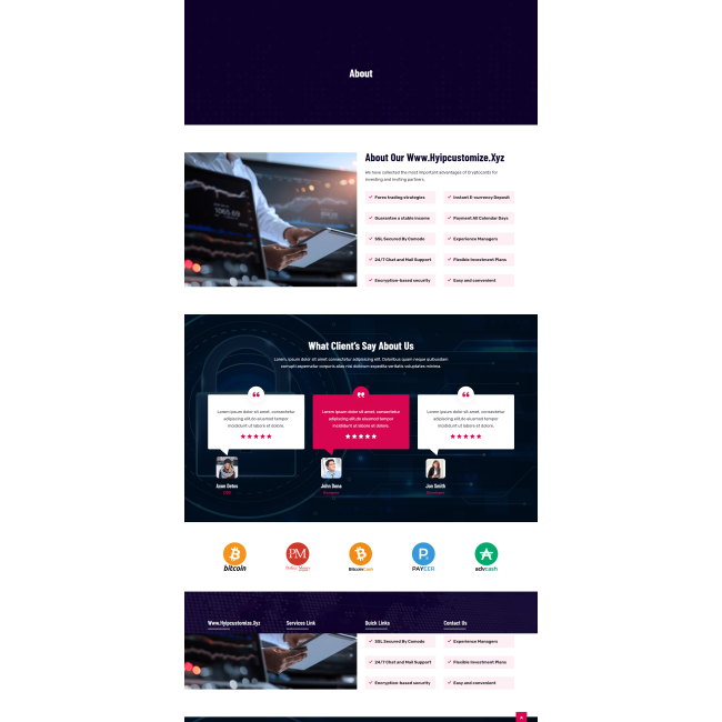 hyip template