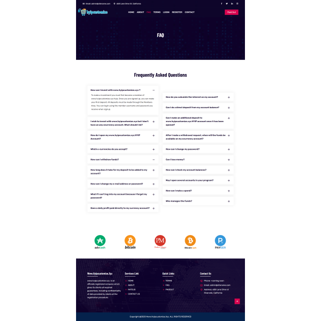hyip template