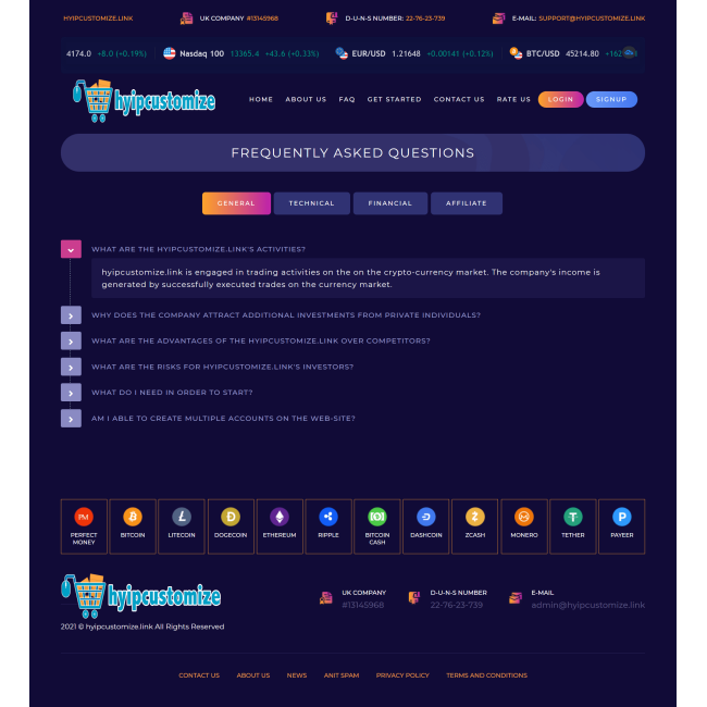 hyip template