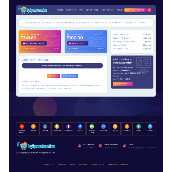 goldcoders hyip templates