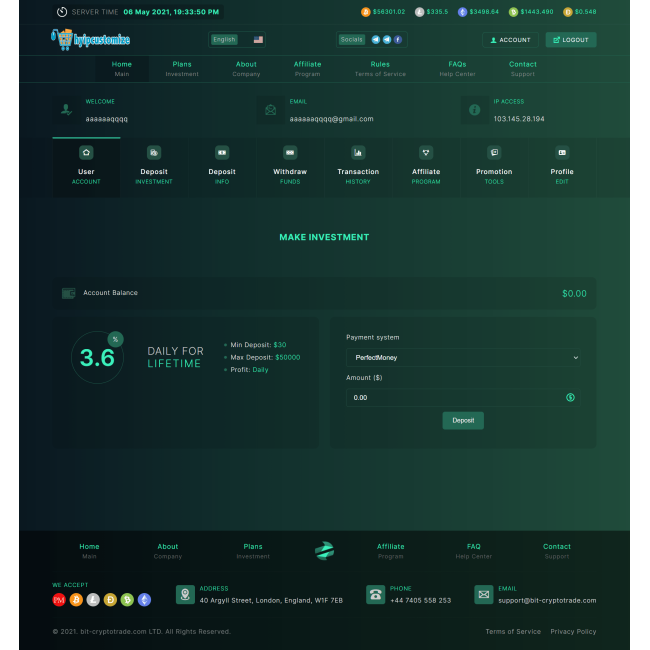 hyip template