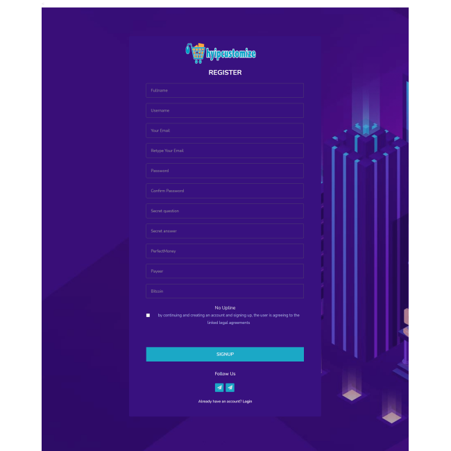 hyip template