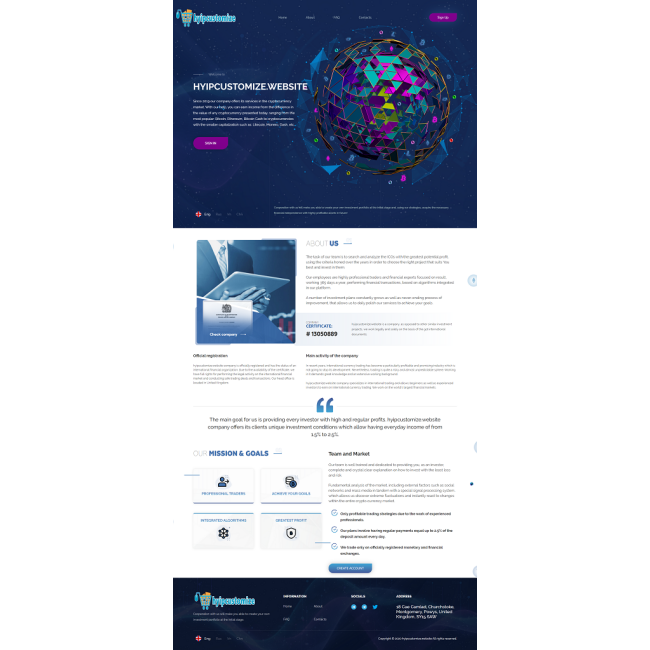 hyip template