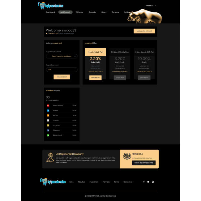 hyip template
