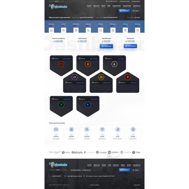 hyip template